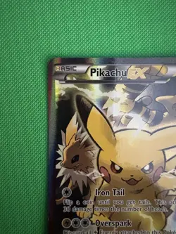 Pokemon TCG Pikachu EX XY 124 - Image 2