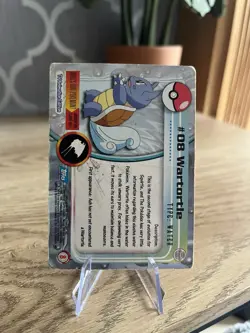 Wartortle Pokemon Topps #08 HP - Image 2