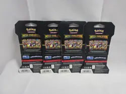 Pokemon Mega Evolutions Sleeved Booster Packs - 4 Full Art Set Collection Sealed - Image 2