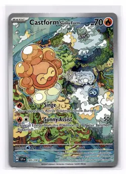 Castform Sunny Form SV08: Surging Sparks - Pokemon NM 195/191 - Image 1