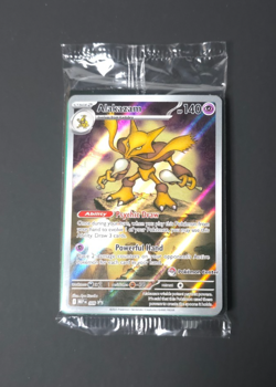 Pokemon Center Stamped Alakazam 009 Pokemon Mega Evolutions - ETB Promo Sealed - Image 1