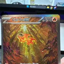 Chi-Yu EX 259/193 Special Illustration Rare SIR Pokemon Paldea Evolved NM - Image 2