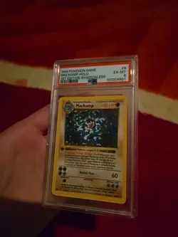 Psa Graded Holo First Edition Shadowless Machamp Pokemon Card Bundle Lot - Image 2