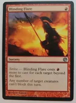 MTG Magic The Gathering Card Blinding Flare Sorcery Red Journey Into Nyx 2014 - Image 1
