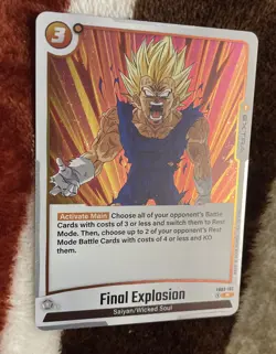 Dragon Ball Super Card Game Fusion World Raging Roar Final Explosion FB03-102 R - Image 2