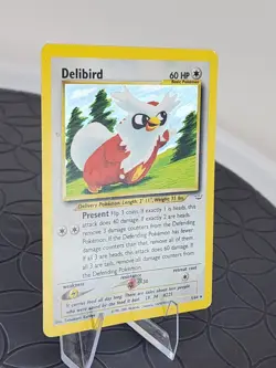 Pokemon TCG Delibird Neo Revelation Holo Rare Card 5/64 WOTC See Pics - Image 5