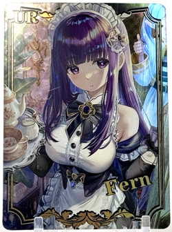 Goddess Story: Fern UR 2M12UR-06 Anime Waifu CCG Trading Card - Image 1