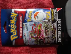 POKEMON TRADING CARD GAME 1 PACK 25 CARDS ONE FOIL GUARANTEE RANDOM INSERTS .🔥 - Image 1