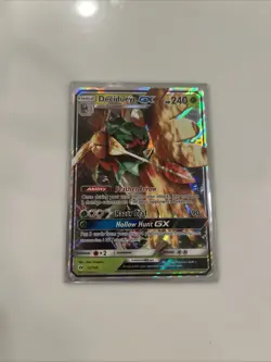 Pokemon Card Decidueye GX 12/149 SM Sun & Moon Half Art Card 2017 LP - Image 1