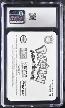 CGC 8 Pikachu & Raichu Pioneer Lenticular Viz Video PIKA-0030 Video Pokemon Card - Image 2