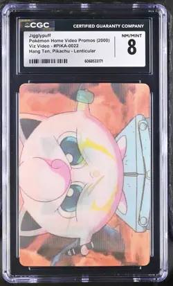 CGC 8 Jigglypuff Pioneer Lenticular Viz Video PIKA-0022 Pokemon Card - Image 1