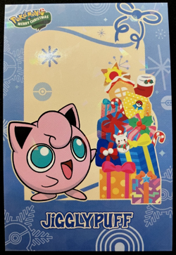 Jigglypuff Ice Holo Pokemon 2024 Card Database Merry Christmas - Image 1