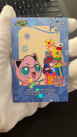Jigglypuff Ice Holo Pokemon 2024 Card Database Merry Christmas - Image 2
