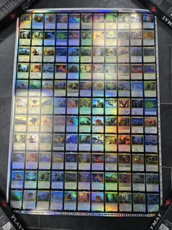 MTG Magic Ikoria Lair Of Behemoths Foil Mythics & Rares Uncut Sheet - Image 1