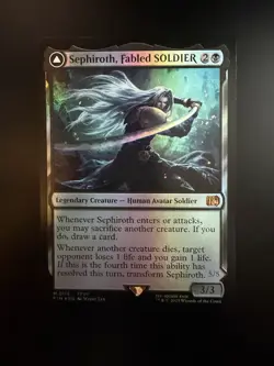 MTG Final Fantasy English Sephiroth, Fabled Soldier 0115 Foil - Image 1
