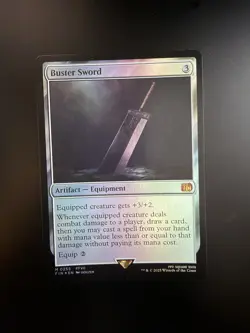 MTG Final Fantasy English Buster Sword 0255 Foil - Image 1
