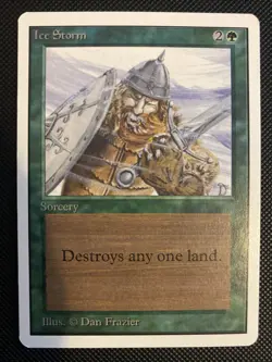 English - MTG Ice Storm - NM - Unlimited Edition - Image 1