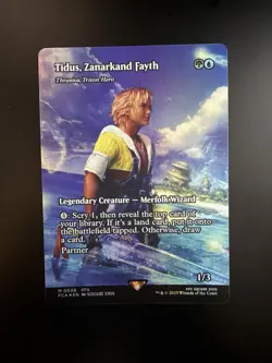 MTG Final Fantasy English Tidus, Zanarkand Fayth Showcase 0058 Foil - Image 1