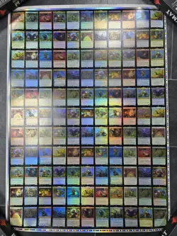 MTG Magic The Gathering Bloomburrow Foil Mythics Uncut Sheet - Image 1