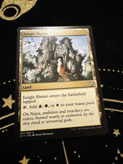 Jungle Shrine - Commander 2017 #257/309 MTG Magic The Gathering - Image 1