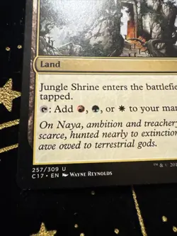 Jungle Shrine - Commander 2017 #257/309 MTG Magic The Gathering - Image 2