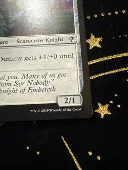 MTG Magic the Gathering Jousting Dummy (224/533) Throne of Eldraine LP - Image 3