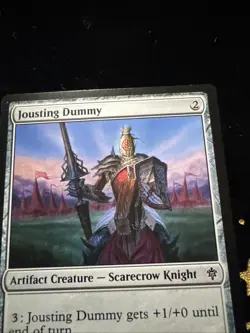 MTG Magic the Gathering Jousting Dummy (224/533) Throne of Eldraine LP - Image 4
