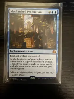 Mechanized Production NM* Aether Revolt ENGLISH 038/184 mtg - Image 1