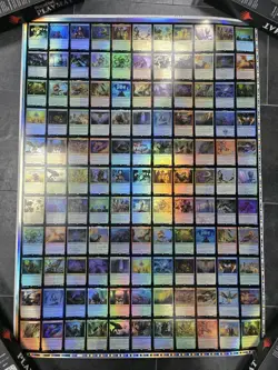 MTG Magic the Gathering Foundations Foil Rare Uncut Sheet - Image 1