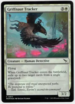 MTG Murders at Karlov Manor *FOIL* C Griffnaut Tracker #0017 - Image 1