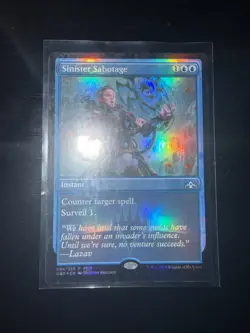 Sinister Sabotage - Foil FNM Promo - FNM Promos #054/259 MTG Magic The Gathering - Image 1