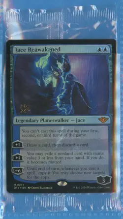 MTG: PreRelease Promo: Outlaws of Thunder Junction: Jace Reawakened: FOIL - Image 1