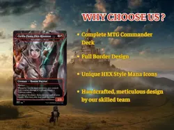 MTG Commander - Witcher-Inspired - 100 Full Art Cards + Bonus (With Box) - Image 2