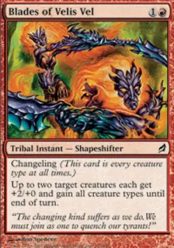 Blades of Velis Vel - Medium Play MTG Lorwyn - Image 1