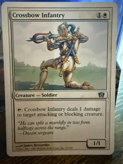 MTG Magic the Gathering 8th Edition Crossbow Infantry - Image 1