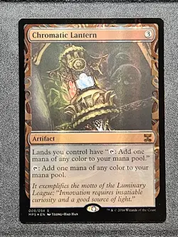 Chromatic Lantern Masterpiece Kaladesh Inventions Foil MTG Magic Gathering LP - Image 1