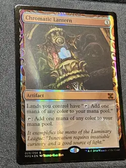 Chromatic Lantern Masterpiece Kaladesh Inventions Foil MTG Magic Gathering LP - Image 2