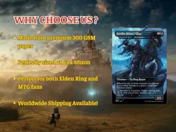MTG Commander - Witcher-Inspired - 100 Full Art Cards + Bonus (With Box) - Image 3