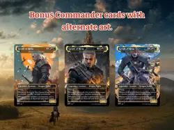 MTG Commander - Witcher-Inspired - 100 Full Art Cards + Bonus (With Box) - Image 4