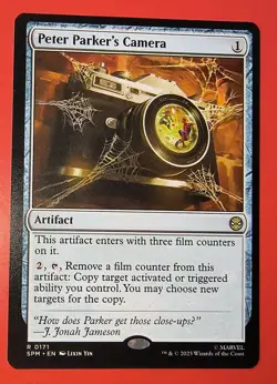 MTG: SPIDER-MAN: PETER PARKER'S CAMERA, 0171, REGULAR, RARE, NM - Image 1