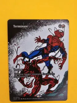 MTG Terminate (Borderless) Non-foil M 0040 magic Spiderman - Image 1