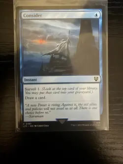 Consider 0187 Common LOTR Commander MTG Near Mint - Image 1