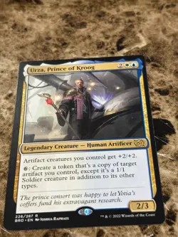 URZA, PRINCE OF KROOG Magic MTG The Brothers' War - Image 1