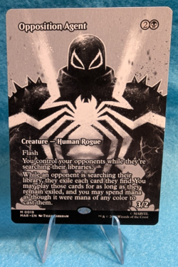 x1 Opposition Agent (Borderless) MTG Marvel Universe Eternal-Legal Regular - #19 - Image 1