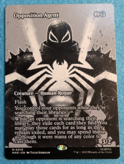 x1 Opposition Agent (Borderless) MTG Marvel Universe Eternal-Legal Regular - #19 - Image 2