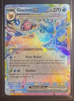 Play! Pokemon Prize Pack Series 7 Prismatic Evolutions 026/131 Glaceon ex - Image 1