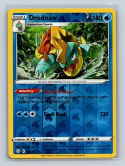 Drednaw #027/072 Shining Fates Reverse Holo Pokemon LP - Image 1