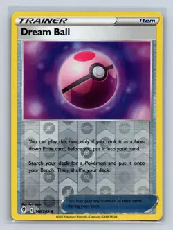 Dream Ball #146/203 SWSH07: Evolving Skies Reverse Holo Pokemon LP - Image 1