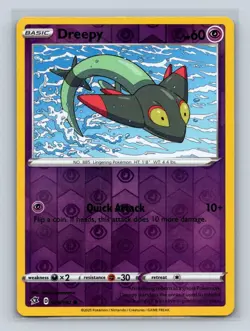 Dreepy #089/192 SWSH02: Rebel Clash Reverse Holo Pokemon LP - Image 1