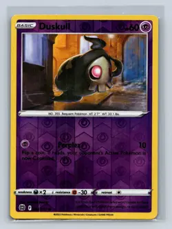 Duskull #060/172 SWSH09: Brilliant Stars Reverse Holo Pokemon MP - Image 1